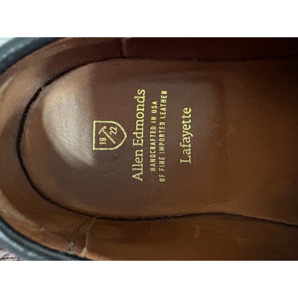 ALLEN EDMONDS Lafayette leather loafers dress shoes size 10 D color black main image 9